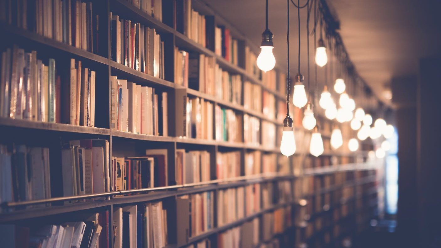 light inside library